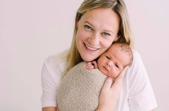 Kristina Strolienė su sūnumi Vytautu / Asmeninio albumo nuotr.