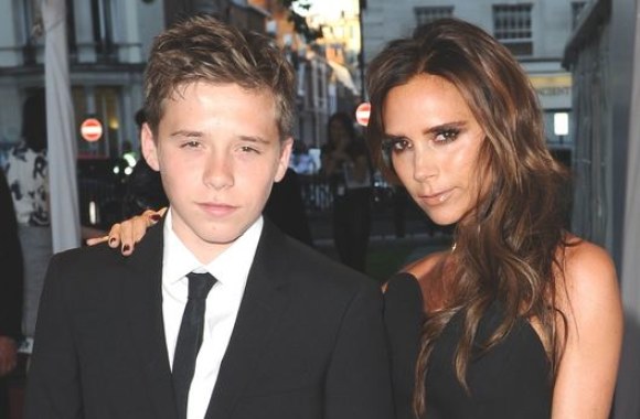 Victoria Beckham su sūnumi Brooklynu