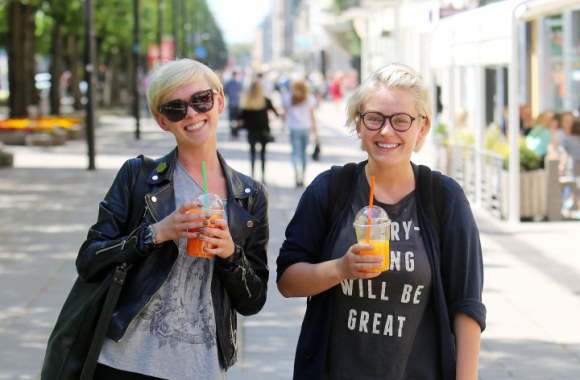 Stilingi praeiviai Kauno gatvėse