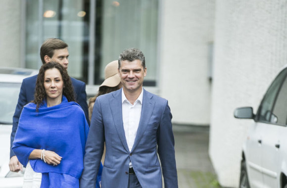 Politikas Žilvinas Šilgalis vedė mylimąją Kristiną Kiršytę