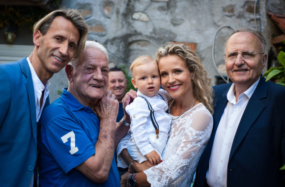 Editos Daniūtės ir Mirko Gozzoli sūnaus krikštynų akimirka