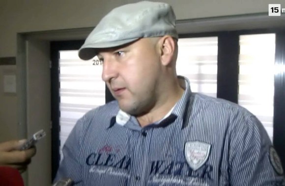 VIDEO kadras: S.Gorbonosas ir Dž.Butkutė-Stevičienė po teismo posėdžio