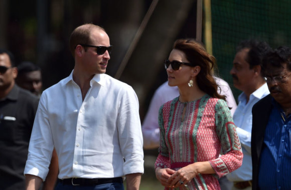 Williamas ir Kate Indijoje