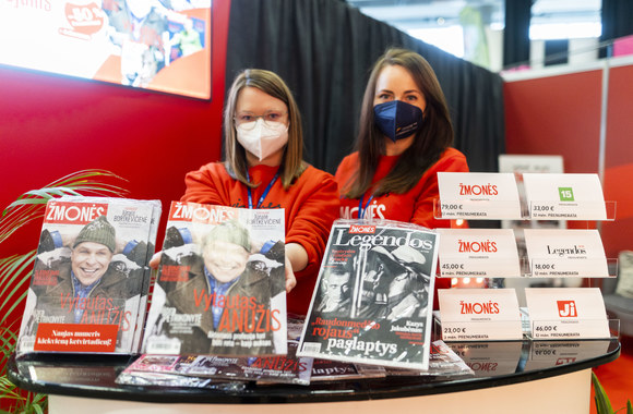 „Žmonės“ ir 15min.lt Vilniaus knygų mugėje / Irmanto Gelūno nuotr.