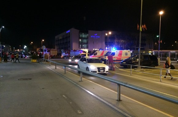 Skaitytojo Ruslano nuotr.: Evakuotas Vilniaus oro uostas