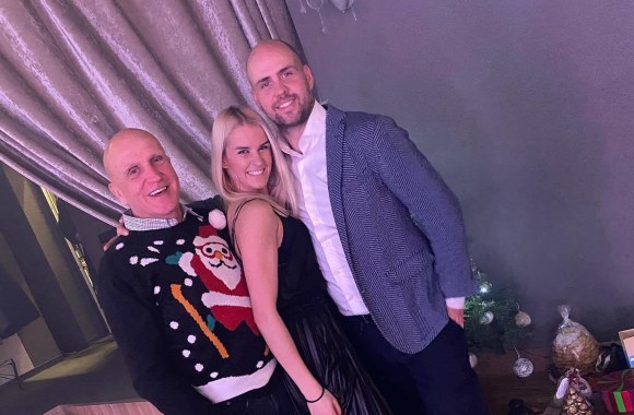 Imantas Brikmanis su šeima / Asmeninio albumo nuotr.