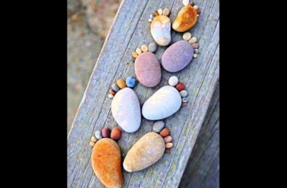 VIDEO kadras: Akmeninės pėdutės