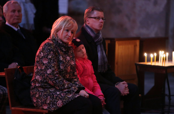 Andrius Kupčinskas su žmona Jurgita