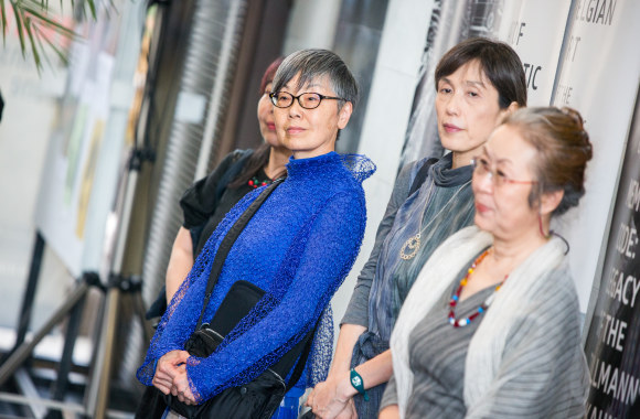 Japonijos ir Lietuvos šiuolaikinės tekstilės parodos „Gilios upės teka tyliai“ atidarymas/ Elijaus Kniežausko nuotr. 