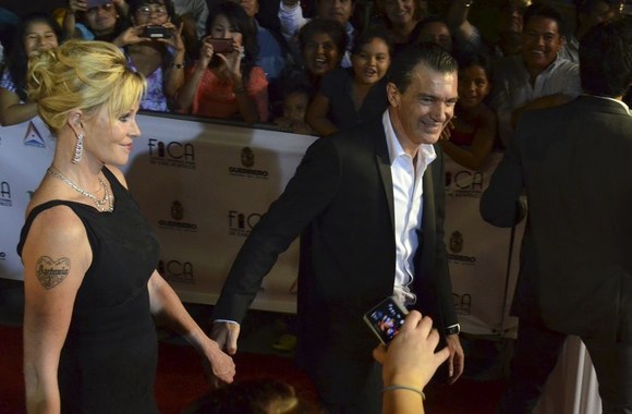 Antonio Banderasas ir Melanie Griffith