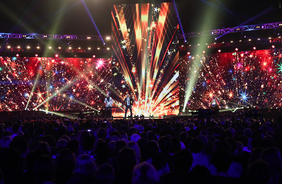 „Auksinių svogūnų 2018“ ceremonijos filmavimo akimirka.