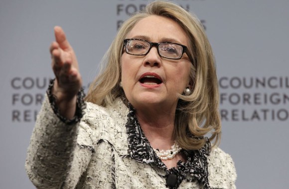Buvusi JAV valstybės sekretorė Hillary Clinton