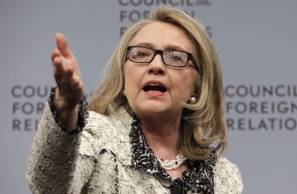 Buvusi JAV valstybės sekretorė Hillary Clinton