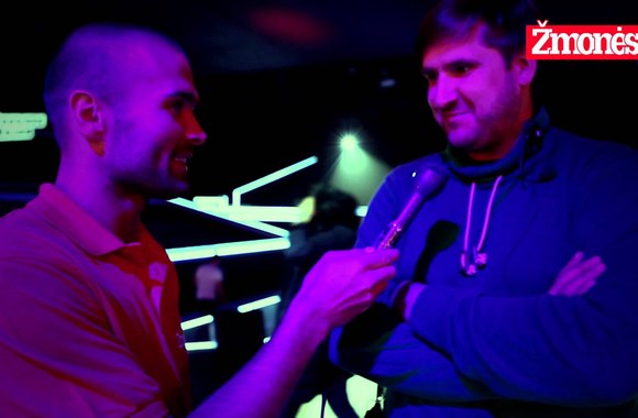 VIDEO kadras: Šarūno Kirdeikio interviu su Gediminu Jauniumi