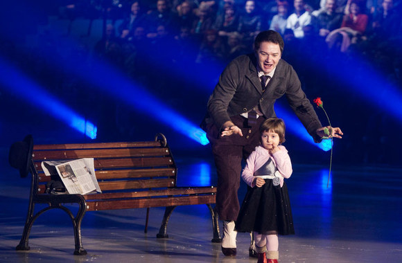 Ledo šou „Small stories of a Big City“ akimirka