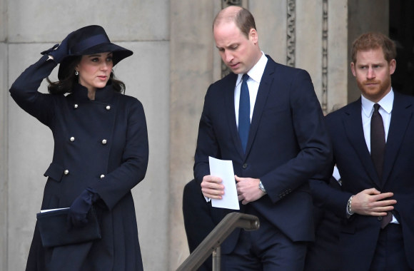 Princas Williamas su žmona Catherine, princas Harry