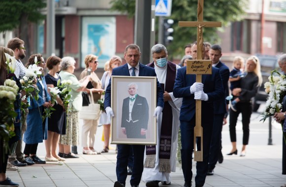 Anapilin išlydėtas Petras Bingelis / Teodoro Biliūno nuotr.