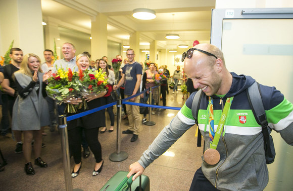 Iš Rio de Žaneiro sugrįžo Aurimas Lankas ir Edvinas Ramanauskas