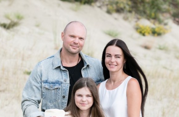 Jurgitos ir Kristupo Krivickų šeimos atostogos Nidoje