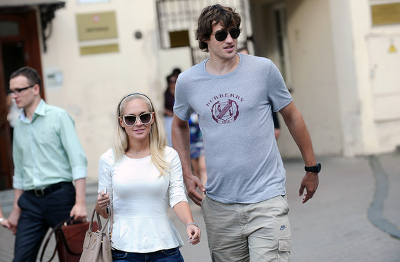 Oksana Pikul ir Simas Jasaitis