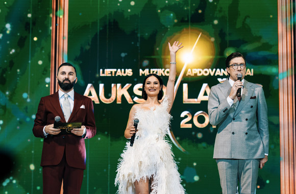 Muzikos apdovanojimų ceremonija „Aukso lašas 2019“ / Radijo stoties „Lietus“ nuotr.