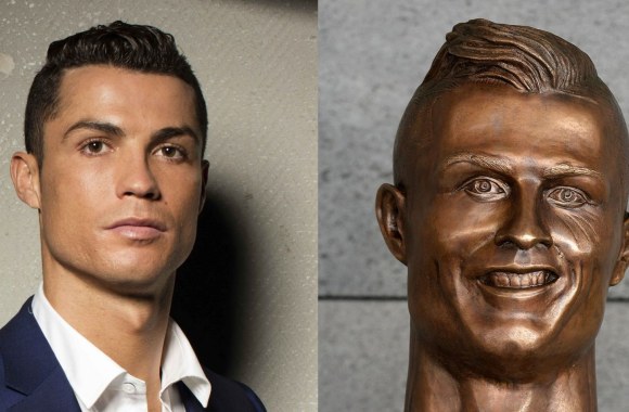 Madeiroje atidengtas Cristiano Ronaldo biustas