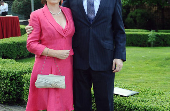 Davidas Huntas su žmona Sarah