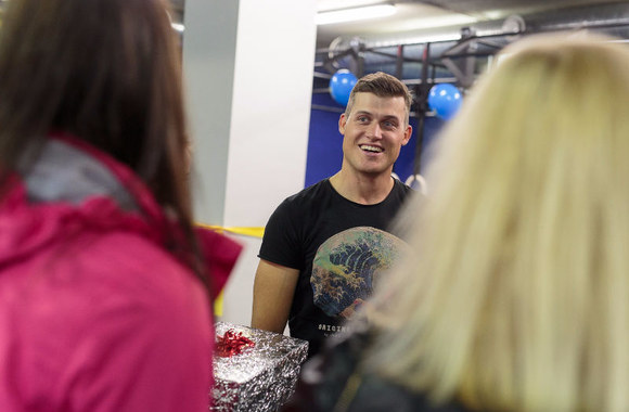 Klubo atidarymo akimirka