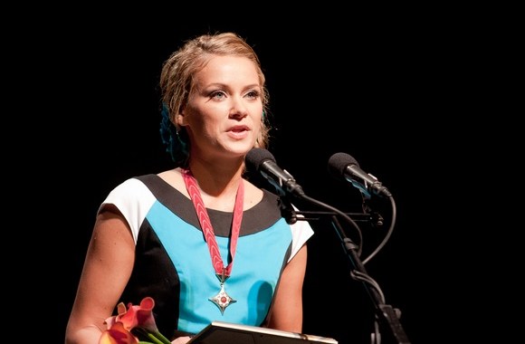 Apdovanojimų akimirka