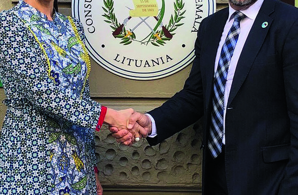 Vilniuje atidarytu konsulatu džiaugėsi Francisco Roberto Gross Hernández-Krameris – Gvatemalos ambasadorius Švedijoje, globojantis ir Šiaurės bei Baltijos šalis