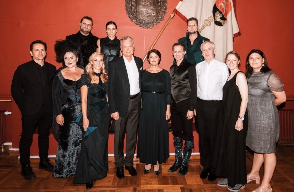 VU kieme – „Vilnius City Opera“ spektaklis „Faustas“/ Gabrieliaus Jauniškio nuotr.