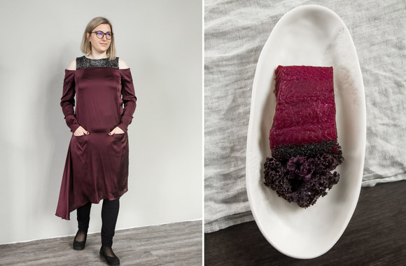 Tinklaraščio „Miško žvėrys“ autorė Asta ir jos gaminta lašiša