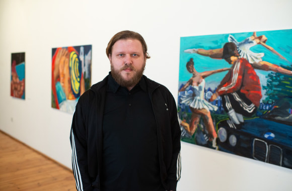 Andriaus Makarevičiaus tapybos parodos atidarymas / G. Skaraitienės nuotr.