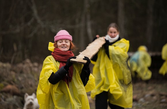 Spektaklio „Respublika“ kūrimo užkulisiai / Andrej Vasilenko nuotr.