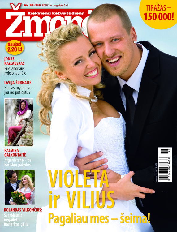 Violeta ir Vilius Tarasovai / Žurnalas „Žmonės“ 2007 m.