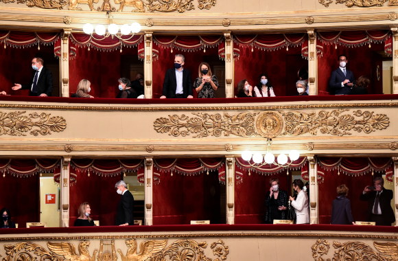 Milano „La Scala“ vėl atvėrė duris 