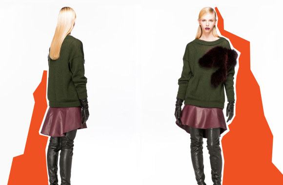 Ramunės Piekautaitės 2016/2017 m. rudens-žiemos kolekcijos modelis