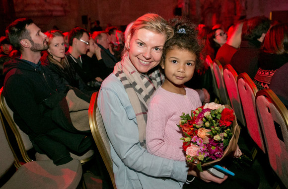 Kalėdinio Ericos Jennings koncerto akimirka