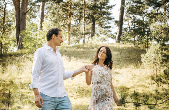 Vytautas Kaikaris su žmona Indre / Rūtos Rylaitės nuotr.