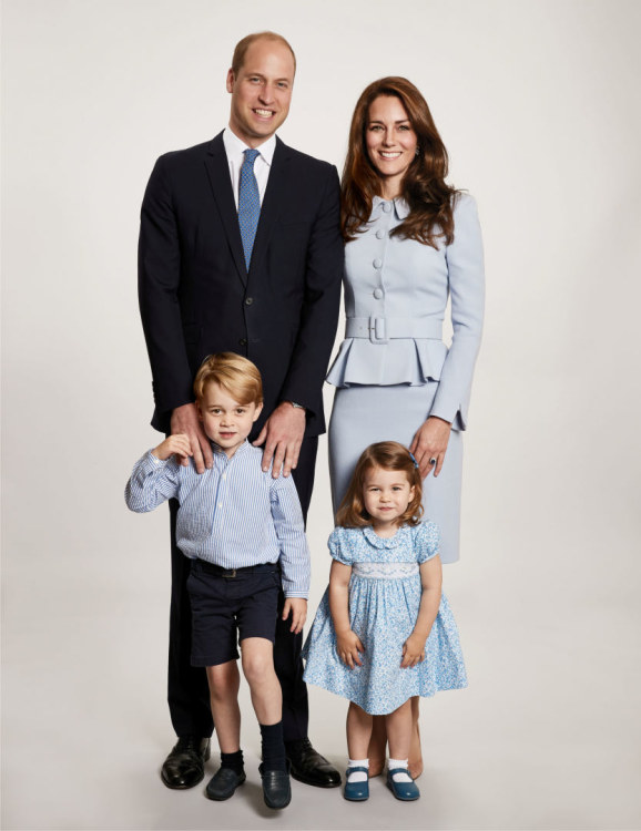 Princas Williamas, Kembridžo kunigaikštienė Catherine, princas George'as ir princesė Charlotte / „Scanpix“ nuotr.