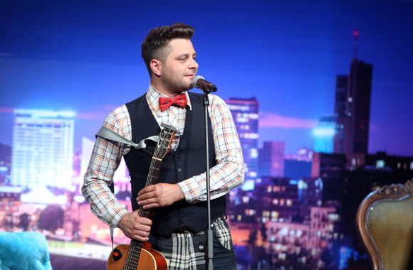 „Gero vakaro šou“ filmavimo akimirka