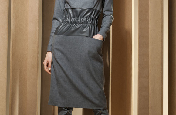 Ramunės Piekautaitės ruduo-žiema kolekcijos modelis