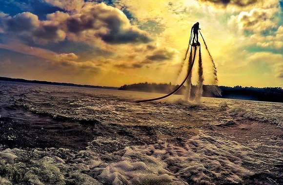 Ugnius Kiguolis su „Flyboard“