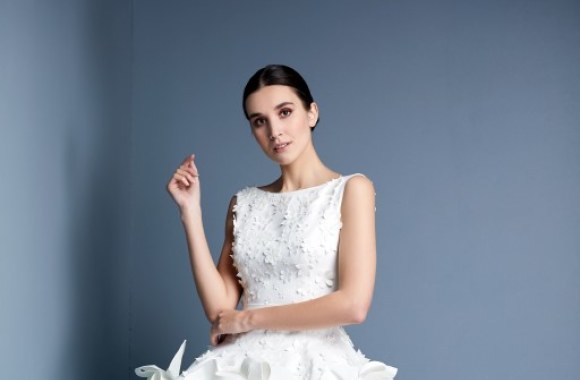 Egidijaus Rainio vestuvinių suknelių modelis/„Pix Studijos"/Monika Požerskytė nuotr.