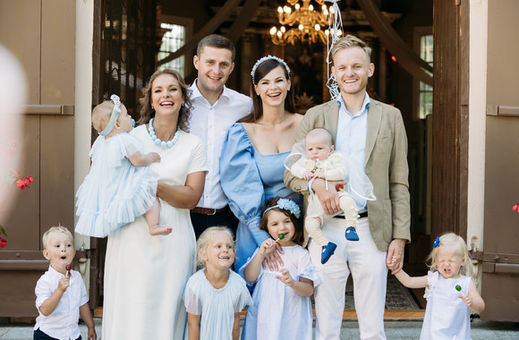 Lauros ir Šarūno Mazalų sūnaus krikštynos / Indrė Pix/Pro kadras nuotr.