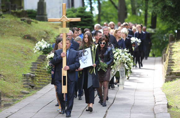 Laidotuvių akimirka