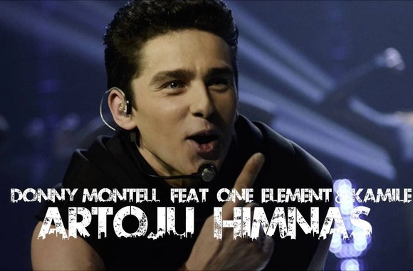 VIDEO kadras:  Donny Montell daina su „One Element“ ir Kamile