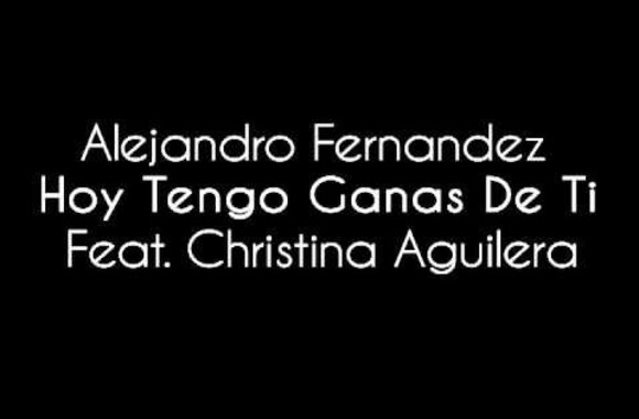 VIDEO kadras: Christina Aguilera ir Alejandro Fernandezas – „Hoy Tengo Ganas De Ti“