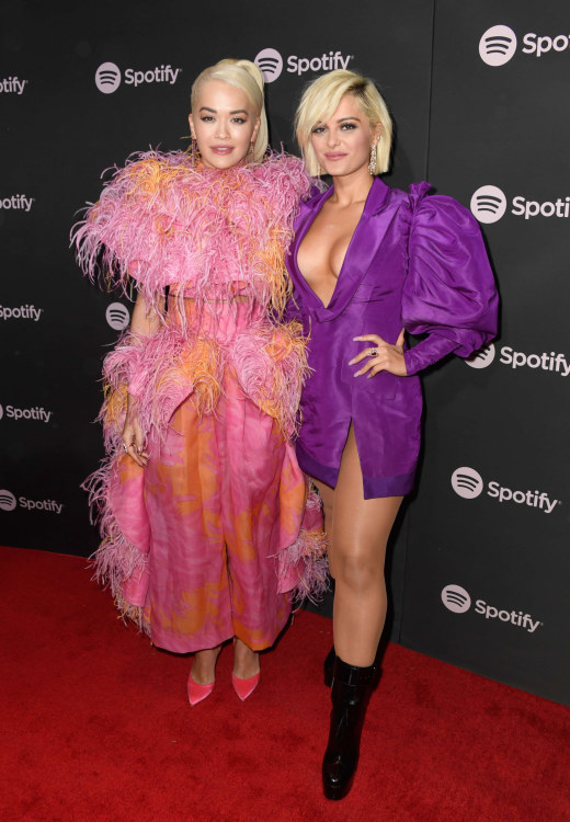Rita Ora ir Bebe Rexha / „Scanpix“ nuotr.