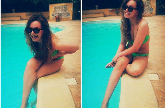 Ievos Gervinskaitės atostogų Sicilijoje akimirka